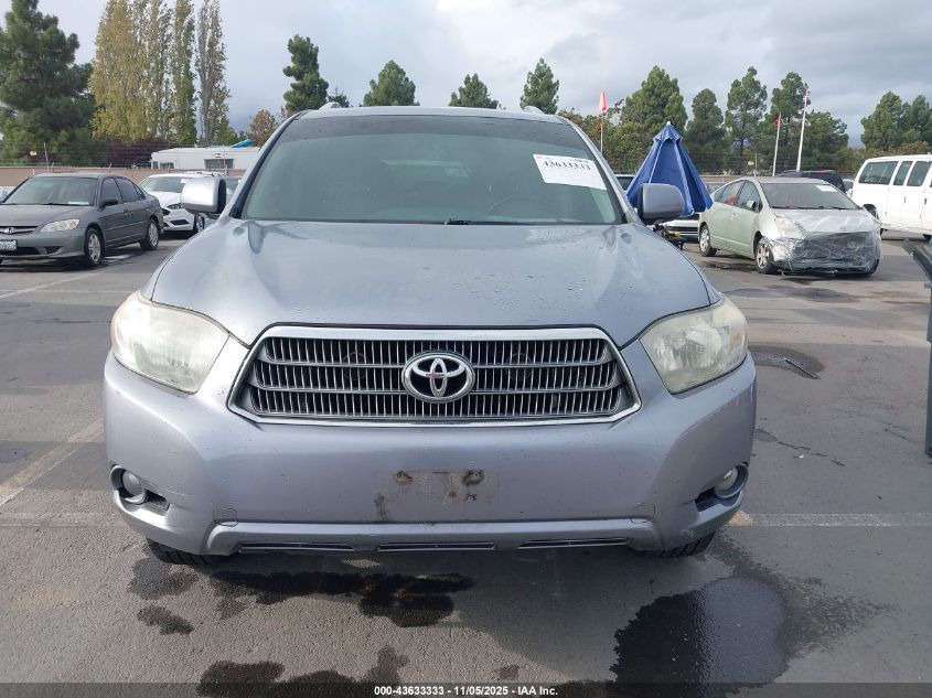 2009 Toyota Highlander Hybrid Limited VIN: JTEEW44A092030434 Lot: 43633333