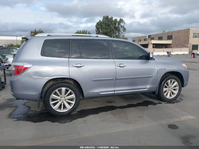 2009 Toyota Highlander Hybrid Limited VIN: JTEEW44A092030434 Lot: 43633333