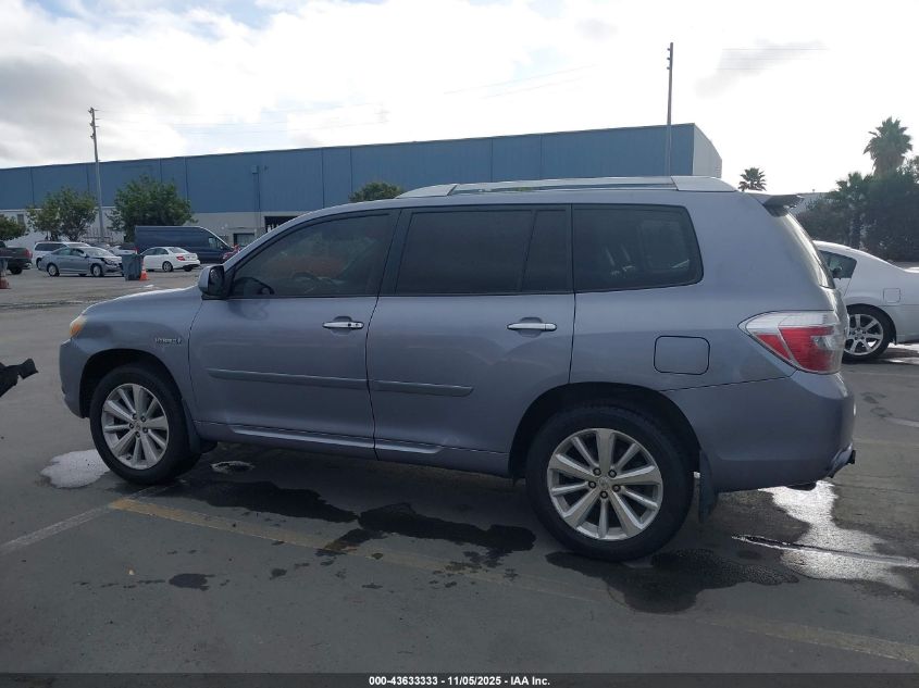 2009 Toyota Highlander Hybrid Limited VIN: JTEEW44A092030434 Lot: 43633333