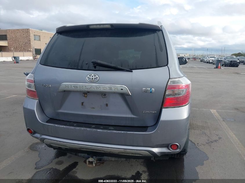 2009 Toyota Highlander Hybrid Limited VIN: JTEEW44A092030434 Lot: 43633333