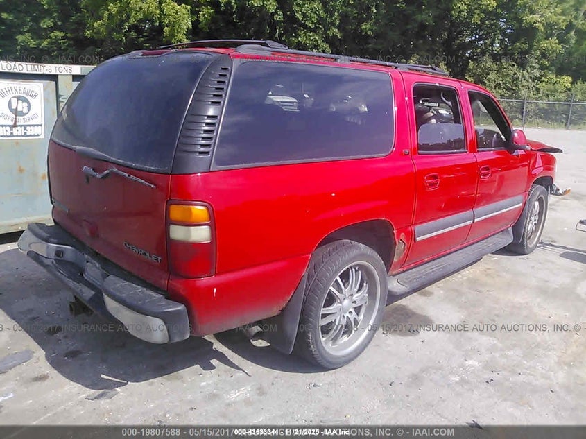 3GNFK16Z52G221227 2002 CHEVROLET SUBURBAN photo no. 4