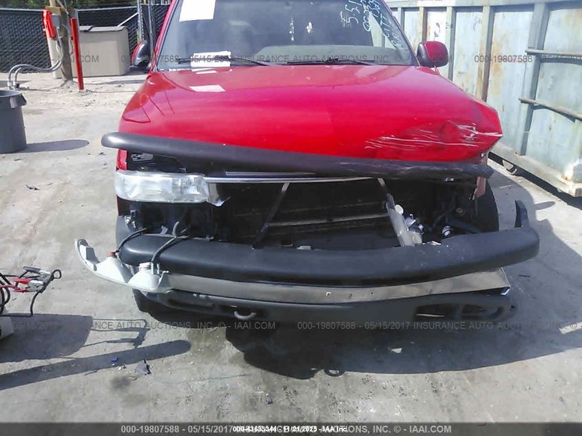 2002 Chevrolet Suburban Lt VIN: 3GNFK16Z52G221227 Lot: 43633344