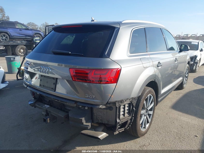2017 Audi Q7 3.0T Premium VIN: WA1LAAF71HD021667 Lot: 43633346