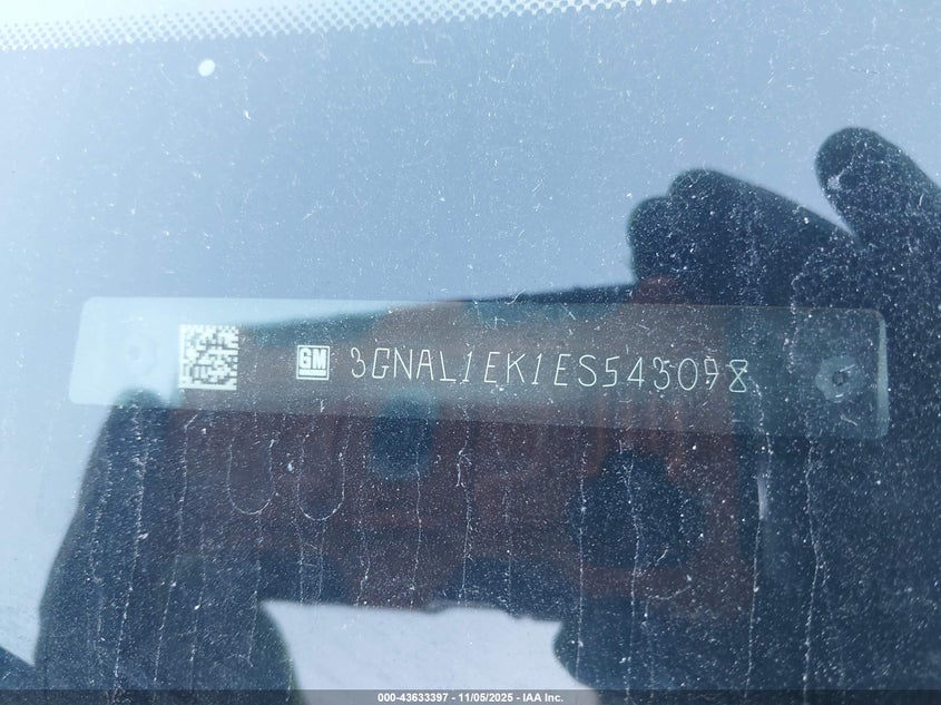 2014 CHEVROLET CAPTIVA SPORT 1LS 3GNAL1EK1ES543098