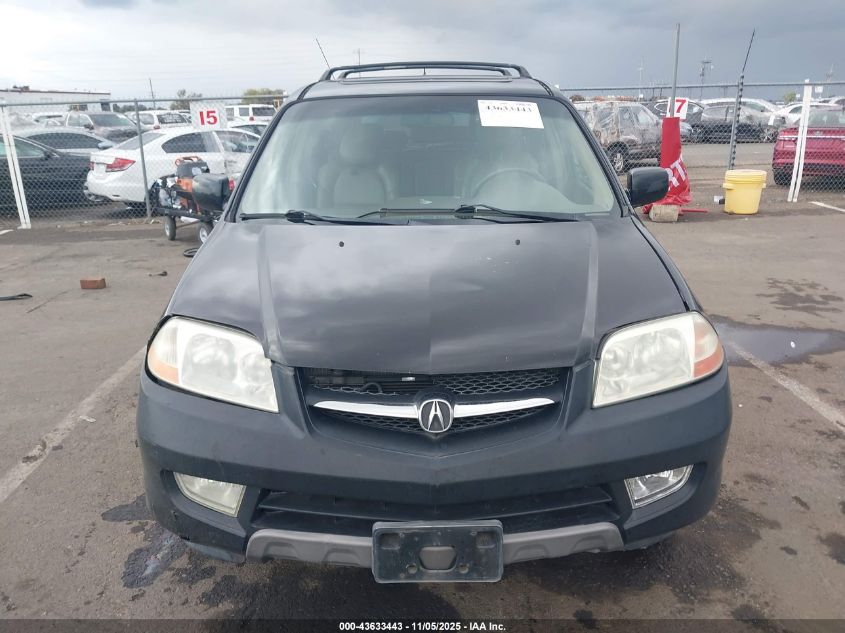 2002 Acura Mdx Touring VIN: 2HNYD18602H507754 Lot: 43633443