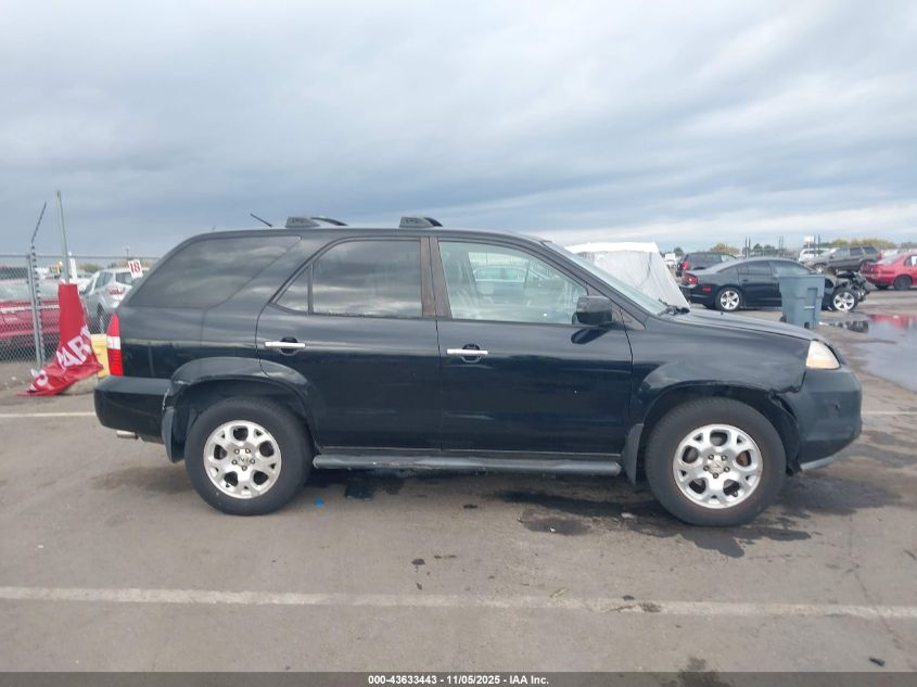 2002 Acura Mdx Touring VIN: 2HNYD18602H507754 Lot: 43633443