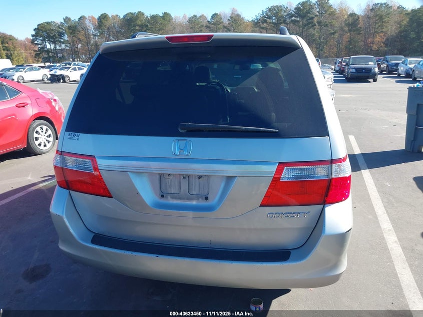 2005 Honda Odyssey Ex-L VIN: 5FNRL38655B036820 Lot: 43633450