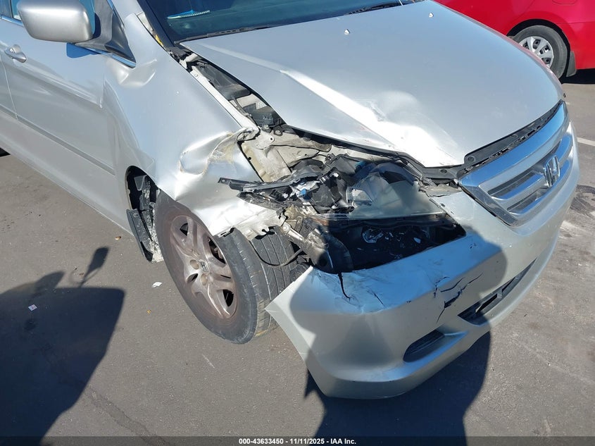 2005 Honda Odyssey Ex-L VIN: 5FNRL38655B036820 Lot: 43633450