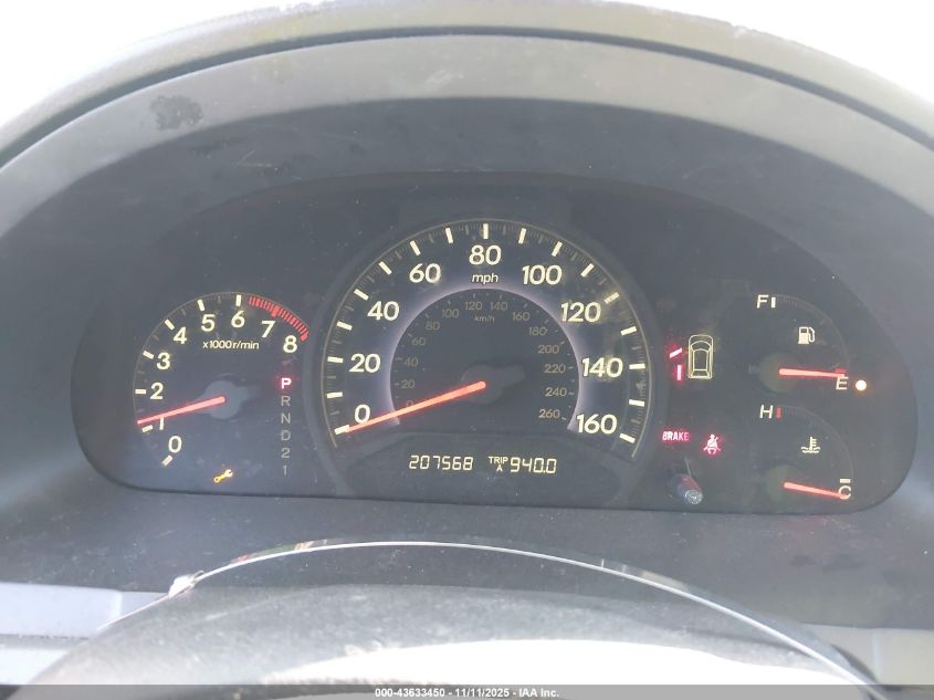 2005 Honda Odyssey Ex-L VIN: 5FNRL38655B036820 Lot: 43633450