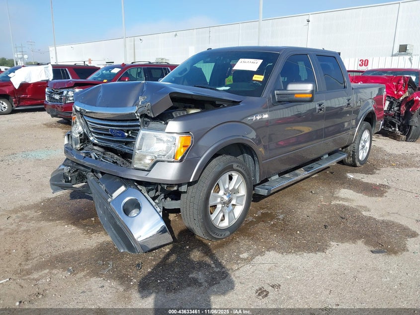 2013 FORD F-150 LARIAT 1FTFW1CF0DKG06584