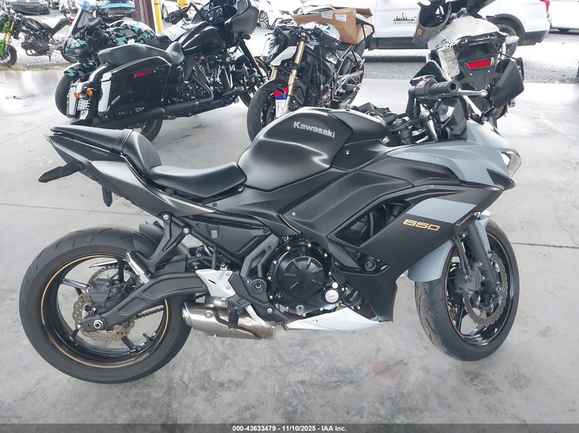 2023 Kawasaki Ex650 R VIN: ML5EXER19PDA83910 Lot: 43633479