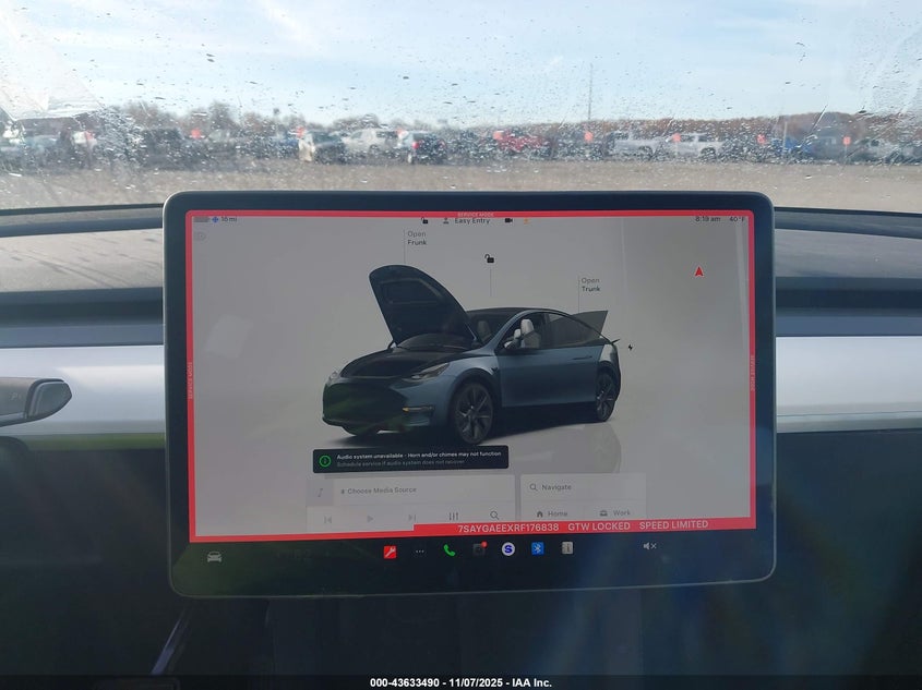 2024 Tesla Model Y Long Range Dual Motor All-Wheel Drive VIN: 7SAYGAEEXRF176838 Lot: 43633490