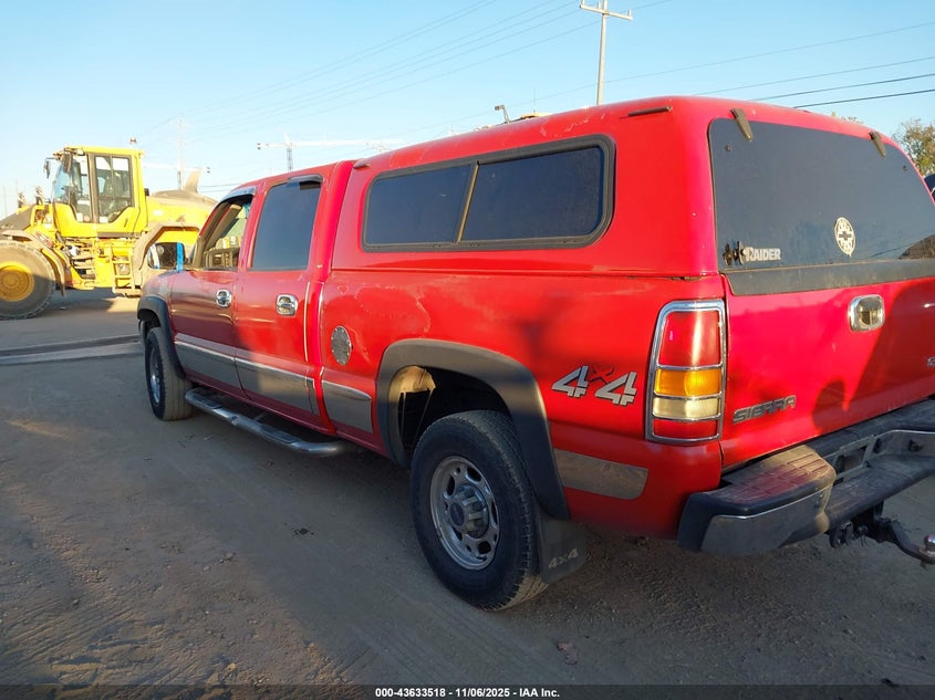 2002 GMC Sierra 1500Hd Sle VIN: 1GTGK13U52F177964 Lot: 43633518