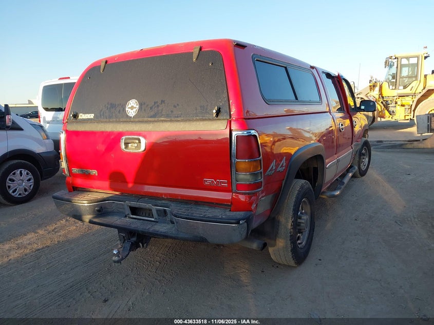 2002 GMC Sierra 1500Hd Sle VIN: 1GTGK13U52F177964 Lot: 43633518