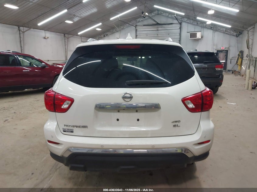 2019 NISSAN PATHFINDER SL 5N1DR2MM7KC625928