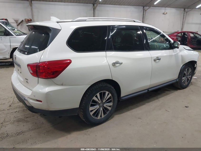 2019 NISSAN PATHFINDER SL 5N1DR2MM7KC625928