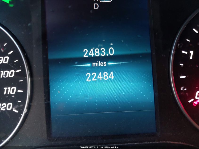 2024 Mercedes-Benz Sprinter 2500 High Roof 4-Cyl Diesel VIN: W1Y4KCHY2RT166633 Lot: 43633571