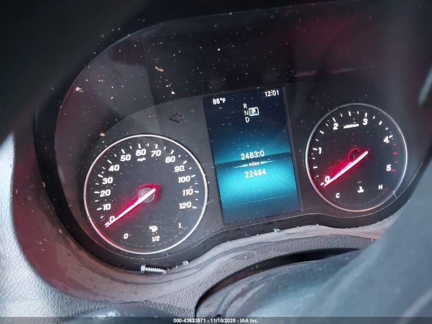 2024 Mercedes-Benz Sprinter 2500 High Roof 4-Cyl Diesel VIN: W1Y4KCHY2RT166633 Lot: 43633571