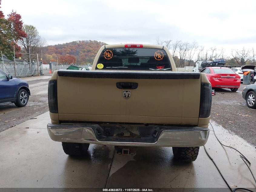 2006 Dodge Ram 2500 Slt VIN: 3D7KS29D46G158582 Lot: 43633572