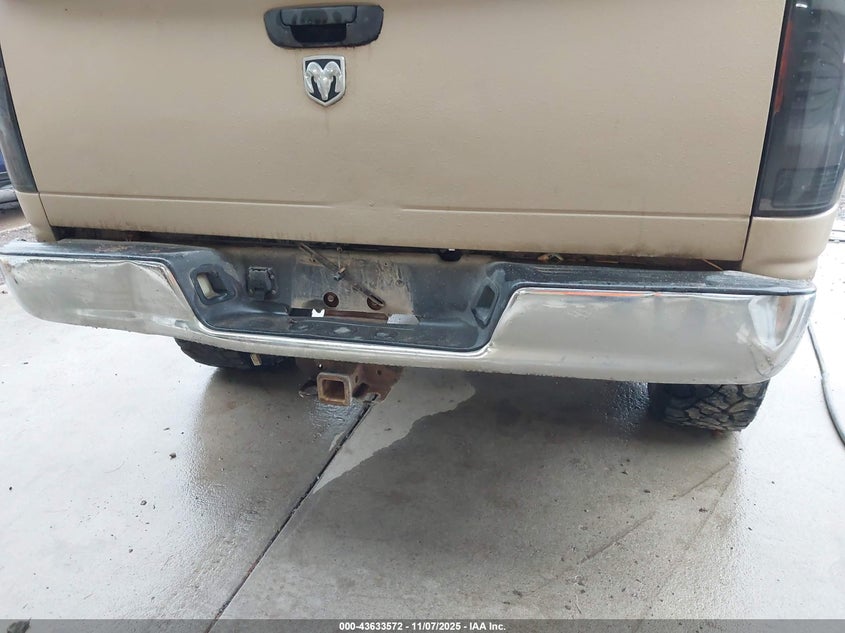 2006 Dodge Ram 2500 Slt VIN: 3D7KS29D46G158582 Lot: 43633572