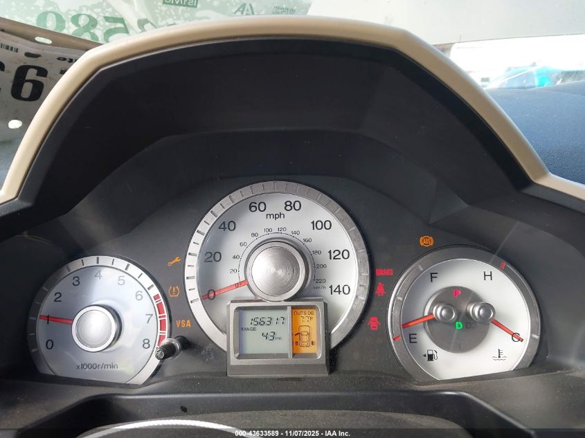 2009 Honda Pilot Ex VIN: 5FNYF38469B020178 Lot: 43633589