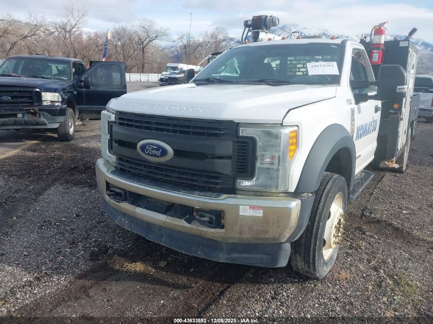 2017 Ford F-550 Chassis Xl VIN: 1FDUF5HT3HDA03910 Lot: 43633592