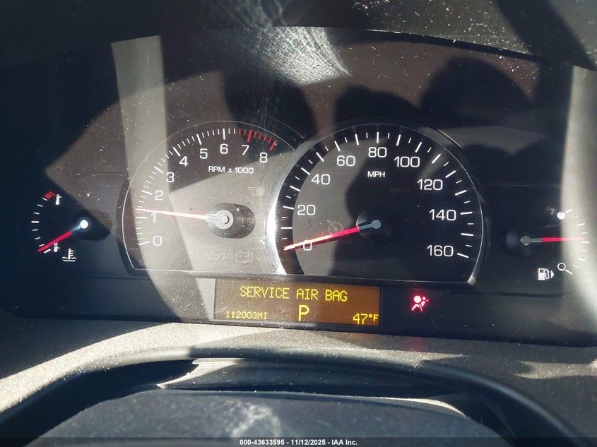 2007 Cadillac Sts V6 VIN: 1G6DW677770150707 Lot: 43633595