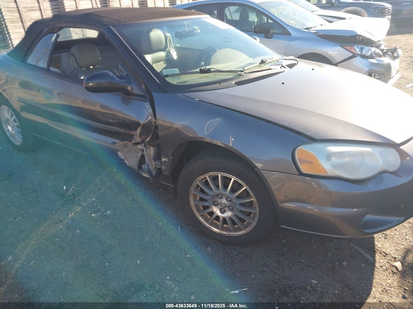 2005 Chrysler Sebring Touring VIN: 1C3EL55R35N653213 Lot: 43633649