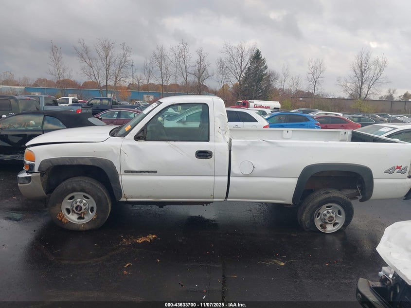 2003 GMC Sierra 2500Hd Work Truck VIN: 1GTHK24U23E285491 Lot: 43633700