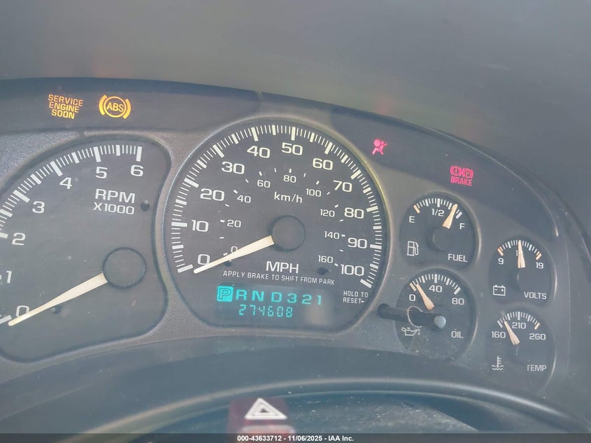 2001 Chevrolet Suburban 1500 Ls VIN: 1GNFK16T71J301802 Lot: 43633712