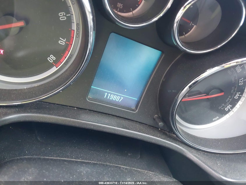 2011 Buick Regal Cxl Russelsheim VIN: W04GP5EC7B1139785 Lot: 43633715