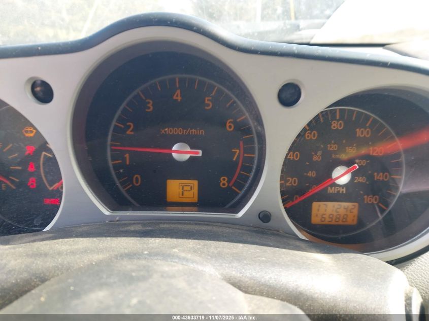 2006 Nissan 350Z Touring VIN: JN1AZ34D86M309633 Lot: 43633719