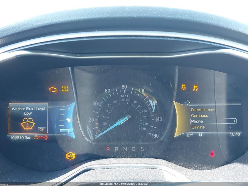 2016 Ford Fusion Se VIN: 3FA6P0H74GR403132 Lot: 43633757