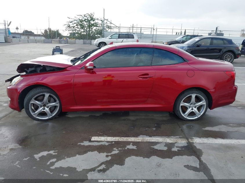 2010 Lexus Is 350C VIN: JTHFE2C24A2502406 Lot: 43633765
