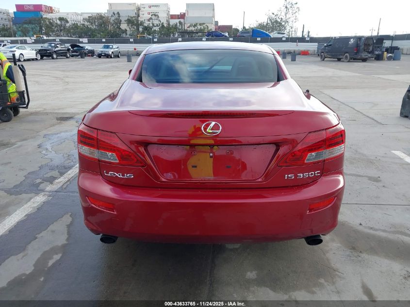 2010 Lexus Is 350C VIN: JTHFE2C24A2502406 Lot: 43633765