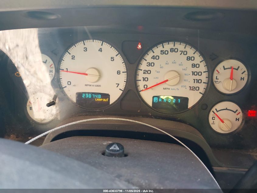 2005 Dodge Ram 1500 Slt/Laramie VIN: 1D7HU18N85S303610 Lot: 43633796