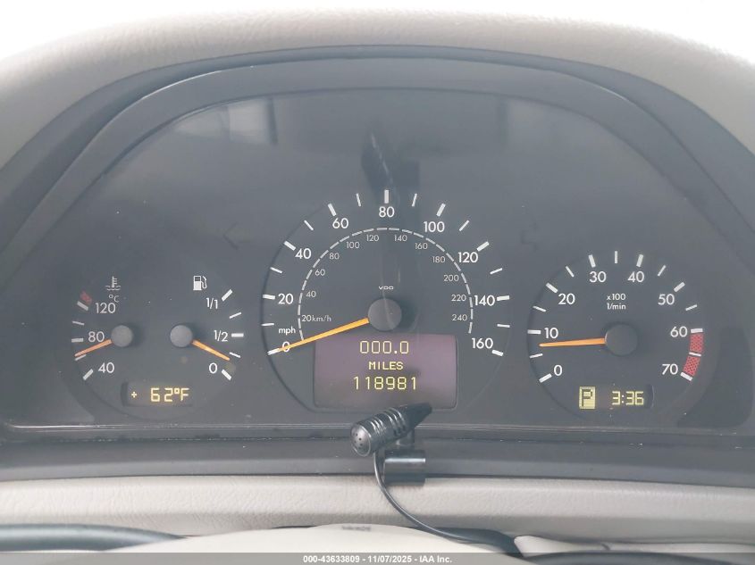 2003 Mercedes-Benz Clk 320 VIN: WDBLK65G93T134376 Lot: 43633809