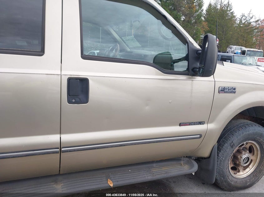 2000 Ford F-350 Lariat/Xl/Xlt VIN: 1FTSW31F3YEA87211 Lot: 43633849