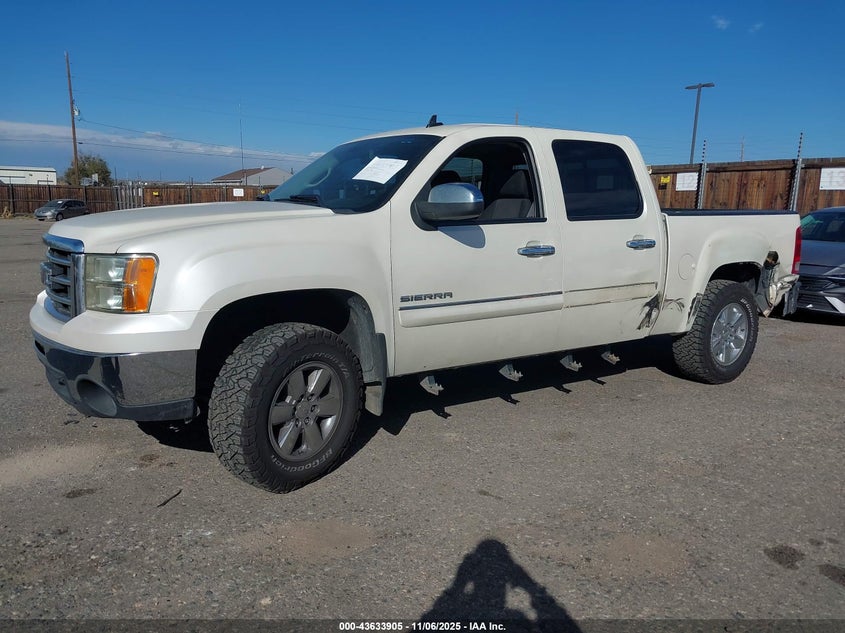 2013 GMC SIERRA 1500 SLE 3GTP2VE78DG324892