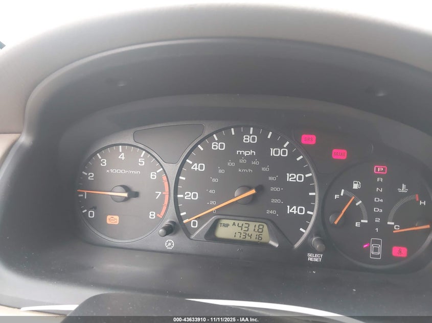 2000 Honda Accord 2.3 Ex VIN: 1HGCG3274YA032753 Lot: 43633910