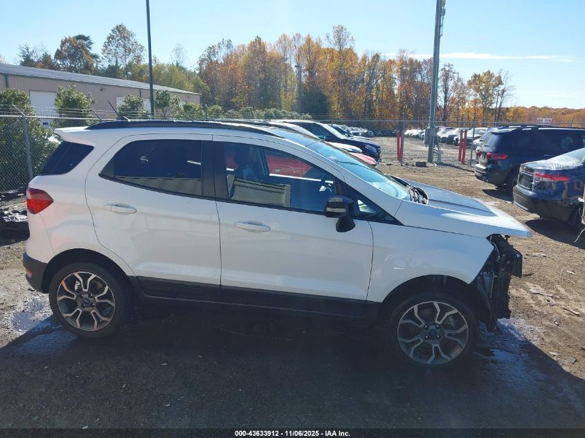 2019 Ford Ecosport Ses VIN: MAJ6S3JL4KC255269 Lot: 43633912