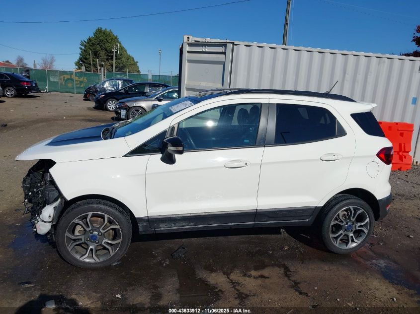 2019 Ford Ecosport Ses VIN: MAJ6S3JL4KC255269 Lot: 43633912