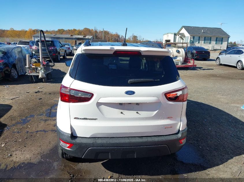 2019 Ford Ecosport Ses VIN: MAJ6S3JL4KC255269 Lot: 43633912