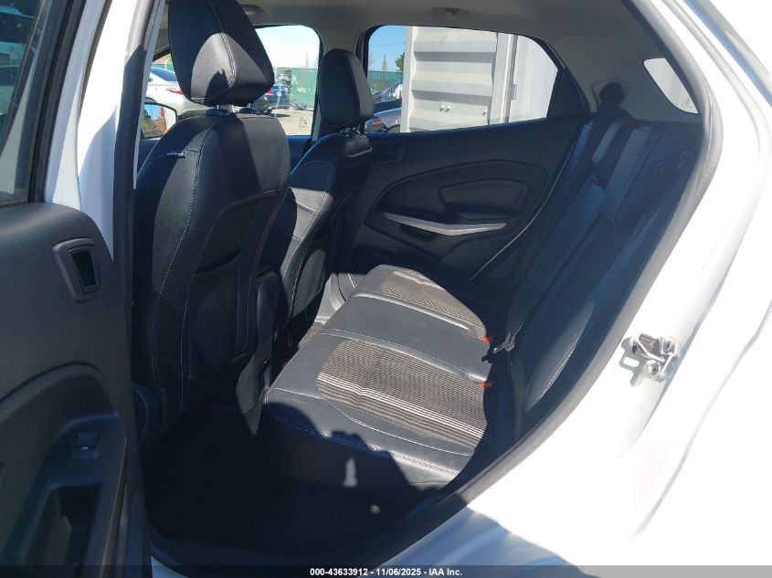 2019 Ford Ecosport Ses VIN: MAJ6S3JL4KC255269 Lot: 43633912