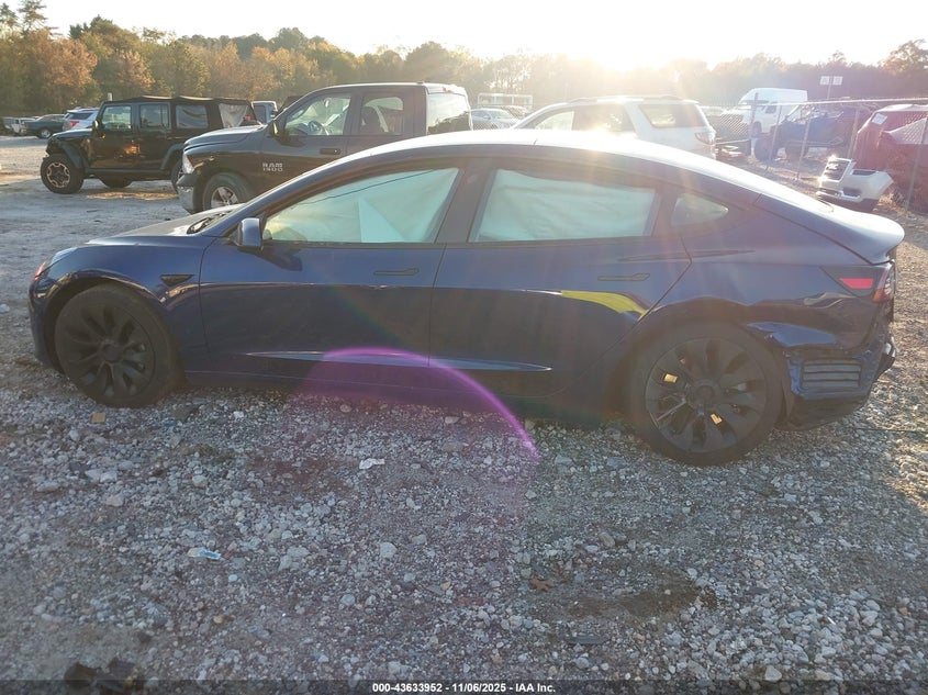 2023 Tesla Model 3 Rear-Wheel Drive VIN: 5YJ3E1EAXPF581153 Lot: 43633952