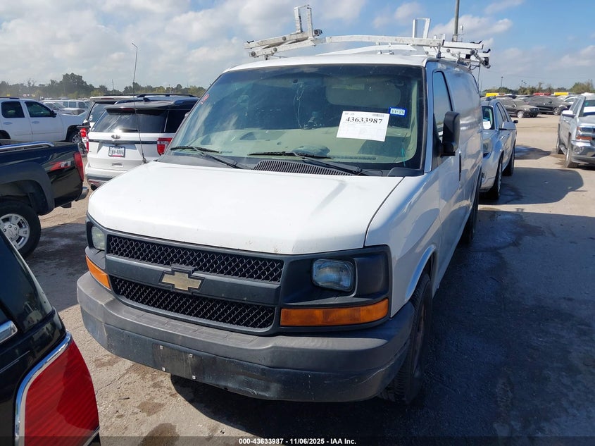 2013 Chevrolet Express 2500 Work Van VIN: 1GCWGFCA9D1121896 Lot: 43633987