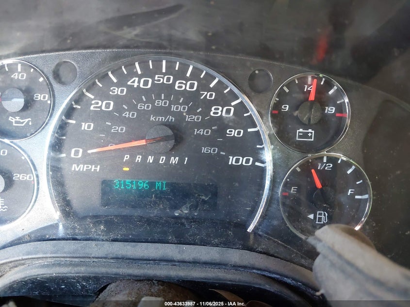 2013 Chevrolet Express 2500 Work Van VIN: 1GCWGFCA9D1121896 Lot: 43633987