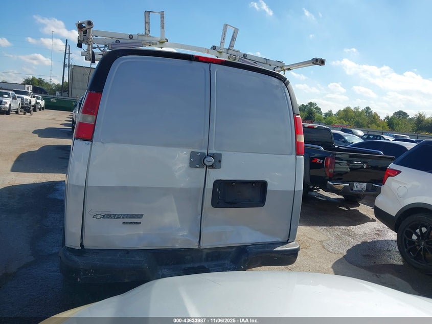 2013 Chevrolet Express 2500 Work Van VIN: 1GCWGFCA9D1121896 Lot: 43633987