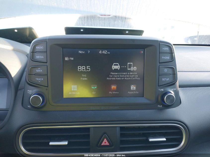 2020 Hyundai Kona Electric Limited VIN: KM8K33AG7LU068690 Lot: 43634004