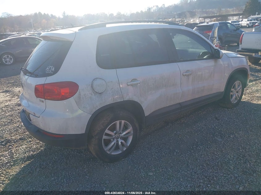 2016 VOLKSWAGEN TIGUAN S - WVGAV7AX4GW526807
